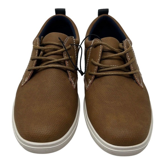 Steve Madden Bprizely Boys Size 1 Brown Oxford Lace Dress Formal Casual Shoes - Picture 9 of 9